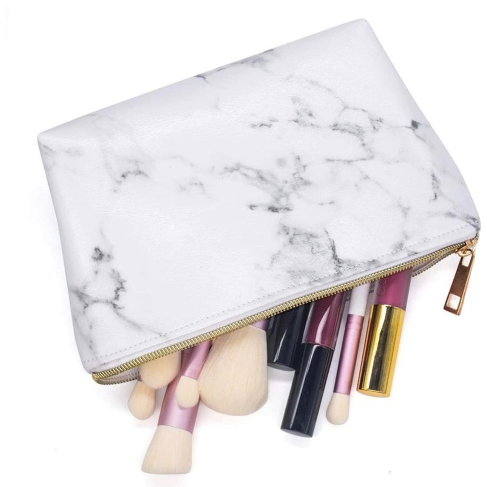 Marble makeup bag 2 pack
